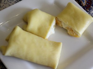Mango pancakes