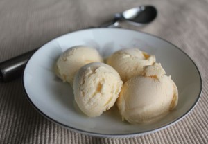 No-machine vanilla ice cream